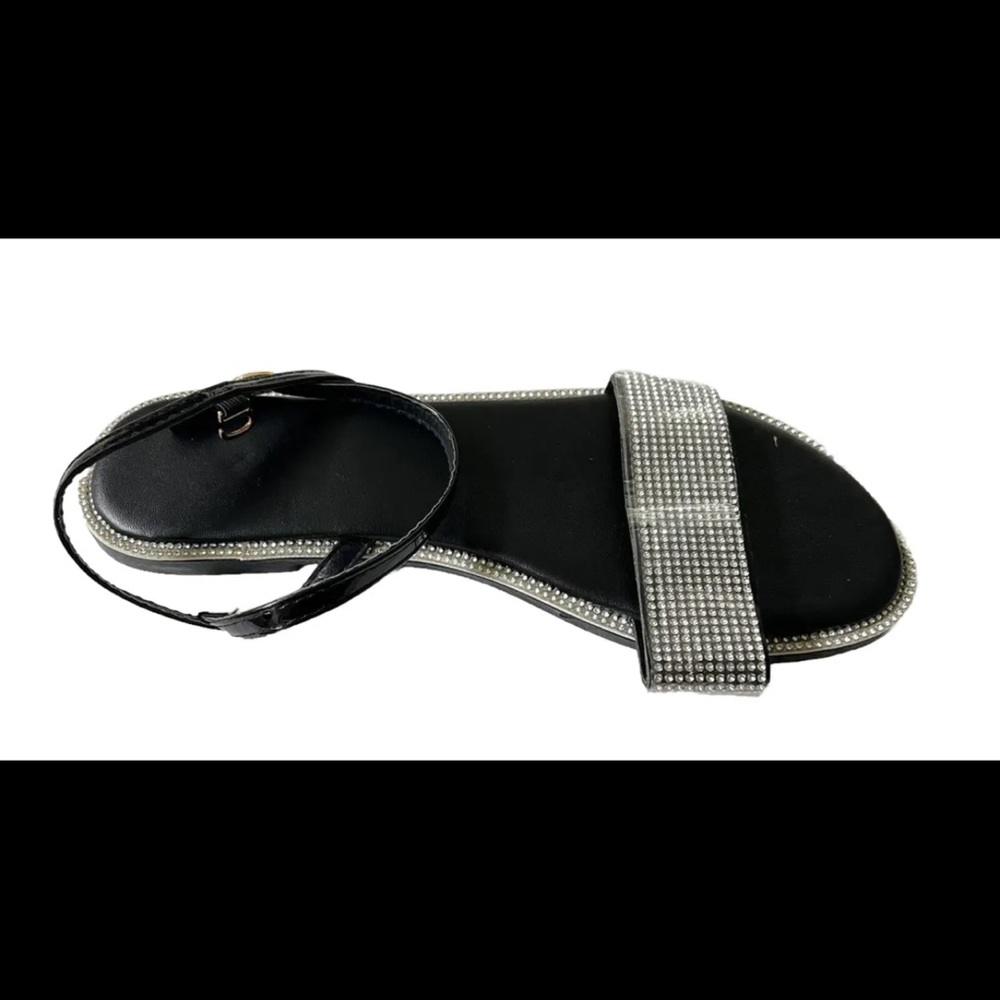 Unbranded Women Vegan Beach Wedding Casual Berness Jewelry Sandals Black /size 7